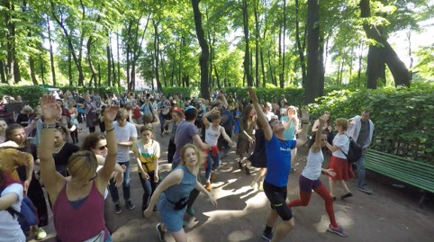 Санкт-Петербург.Dancewalk (2017) - Group madness in Saint-Petersburg, Russia
