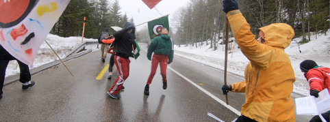  Dancewalk - Matripoine - (2019) - In the snow between La Chaux-de-Fonds and Neuchâtel, Switzerland