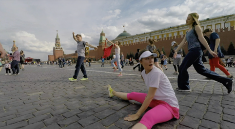 Москва.Dancewalk (2017) - Échapper à la police sur la Place Rouge, Moscou, Russie